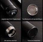 Smart LED Stainless Steel Hot and Cold Bottle